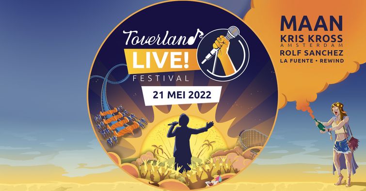 Maan, Rolf Sanchez en Kris Kross Amsterdam op festival Toverland LIVE!